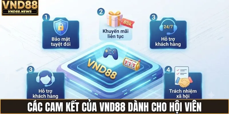 Giới thiệu VND88 3 Các cam kết của VND88 dành cho hội viên
