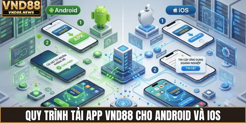 Tải app VND88 2 Quy trình tải app VND88 cho Android và iOS